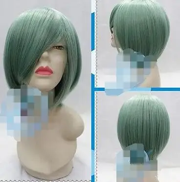 Бесплатная доставка жаропрочных &gt&gt&gt косплей новый потому зеленой короткие