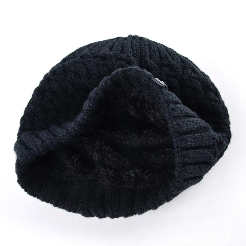 Мужские шапки бини вязаная шапка женские для мужчин зимние шерстяные вязаные