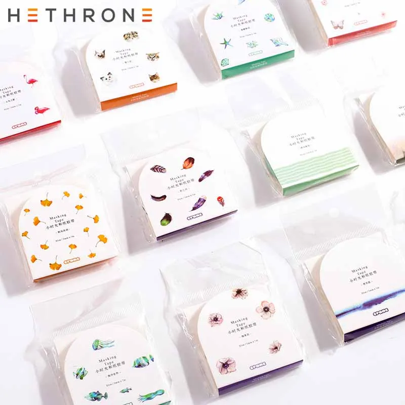 Hethrone Kawaii васи лента васи Лента Скрапбукинг маскирующая Лента наклейки Скрапбукинг Васи стиральная лента sumikko