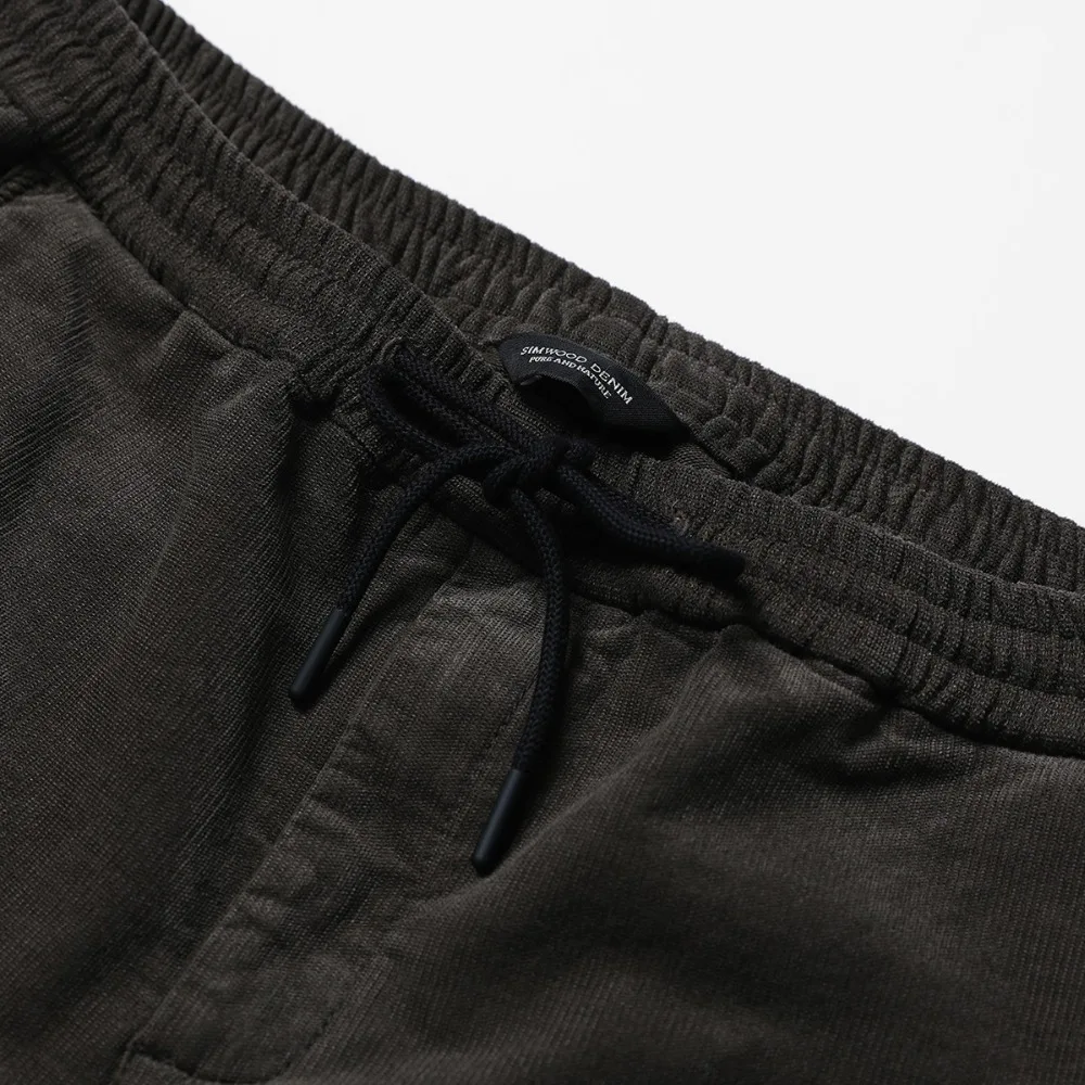 SIMWOOD 2019 осенние брюки мужские Модные Повседневные облегающие прямые длиной до