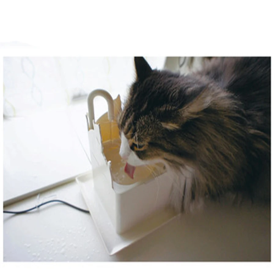 Drink Dispenser Automatic Dog Feeder Cat Food Plastic Drinking Bowl Dogs Water Bottle Dishes Perro Pet Supply 50Z0617 | Дом и сад