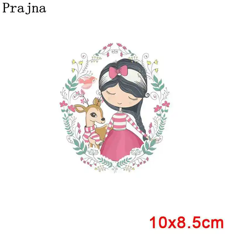 Наклейки Prajna с изображением одуванчика для девушек синие волосы красивый