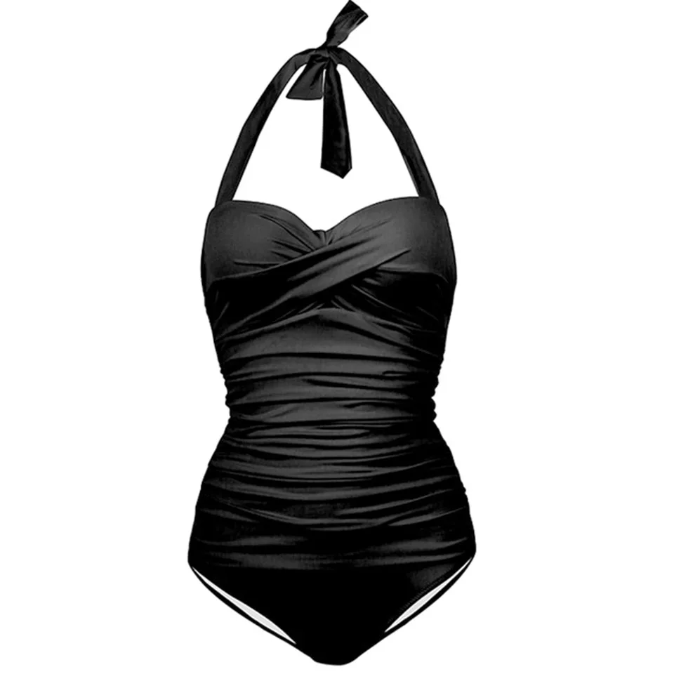 TQSKK M ~ 4XL размера плюс купальники Цельный купальник женская летняя пляжная одежда