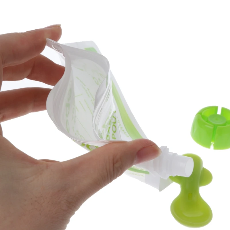 10 шт. детские пищевые пакеты контейнеры для кормления Сумка с двойной молнией