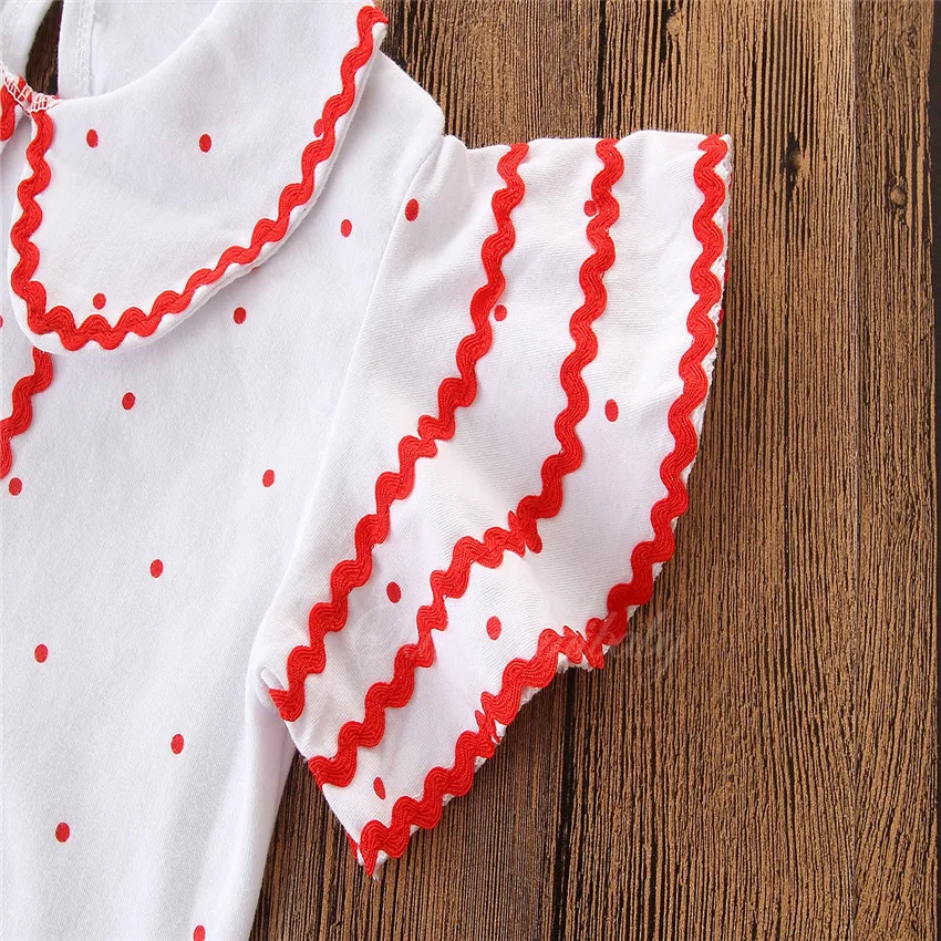 Крутая одежда для маленьких девочек из 2 предметов рубашка с короткими рукавами