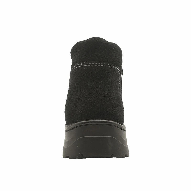 Мужская повседневная обувь со стальным носком защитная для работы мягкая кожа