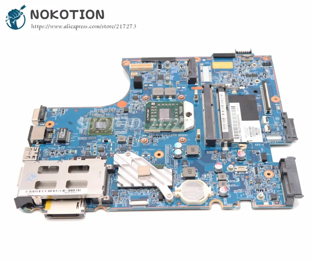 NOKOTION 613213-001 613211-001 для ноутбука Hp Probook 4525S Motherbaord Socket S1 Бесплатный процессор 48.4GJ02.011 основная плата