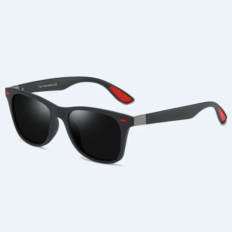 

2020 Classic Square Polarized Sunglasses Men Women Brand Designer Vintage Driving Goggle Rivet Mirror Male Sun Glasses UV400