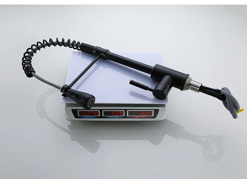 LOY роскошный выдвижной Твердый латунный кран для раковины ванной комнаты или