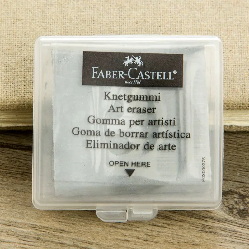1 Faber Castell пластичный резиновый мягкий ластик Профессиональный Дизайн Рисование эскиз изюминка разминаемый ластик художественные канцелярские принадлежности - Цвет: 1