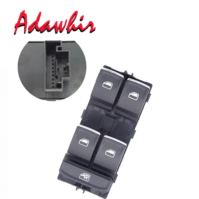 Кнопка управления стеклоподъемником OE: 5G0959857A 5G0959855 для Volkswagen VW Golf Mk7 Passat B8 Tiguan 2014