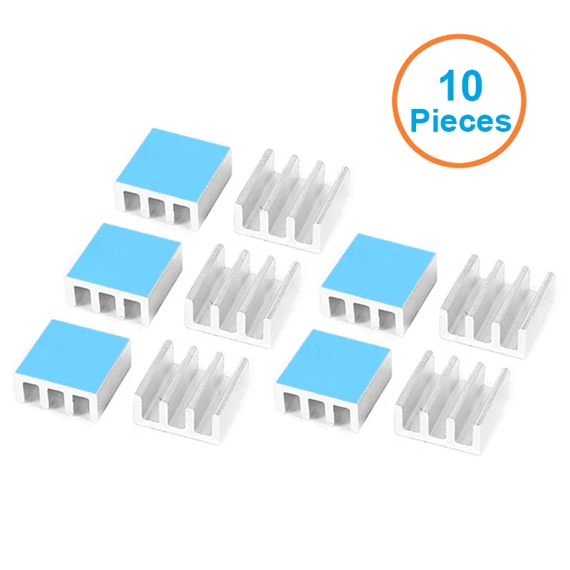 10 шт./лот Теплопроводящие Ленты из алюминия с термопроводящей клейкой пленкой