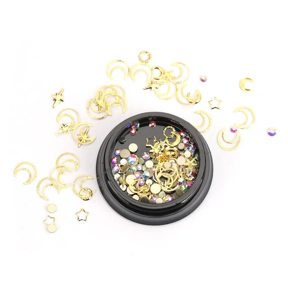DoreenBeads Resin Crafts Filling Materials Moon Star Shape Filler Charms Jewelry Findings DIY Craft Silicone Mold 1 Set | Украшения и