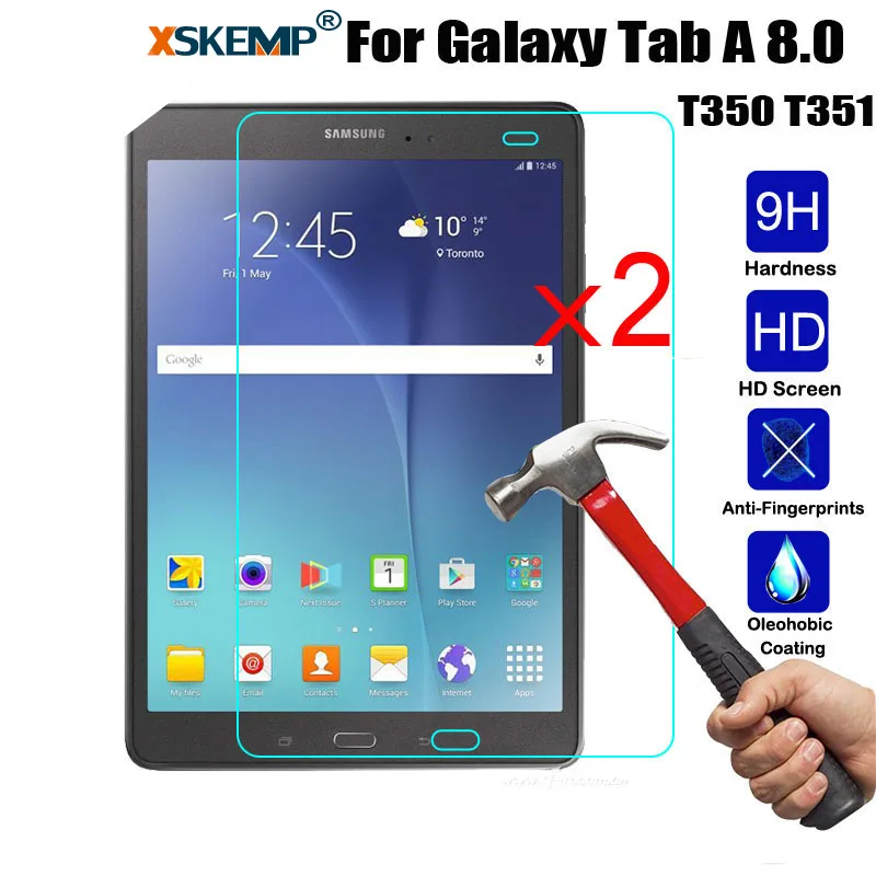 XSKEMP 2 шт./лот закаленное Стекло для samsung Galaxy Note 8 0 GT N5110 Tab T377 T280 T350 Tablet Экран