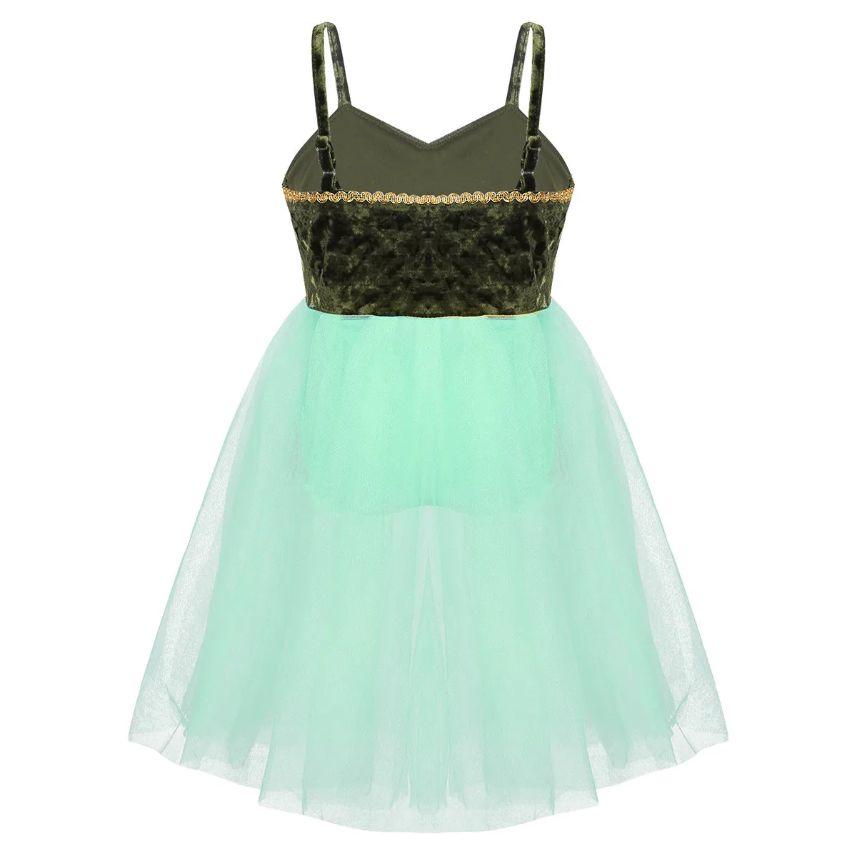 Детское профессиональное балетное платье пачка для девочек на тонких бретельках