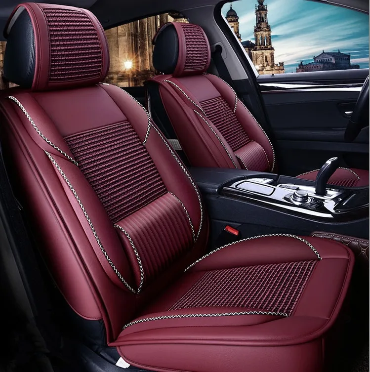 Высокое качество! Полный комплект чехлов для автомобильных сидений BMW 520d 525d 528i 530d