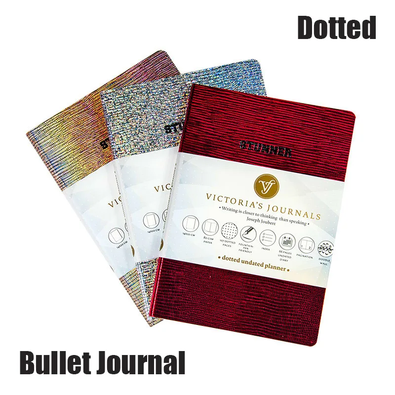 Блокнот Karisma в горошек с мягкой обложкой записная книжка Bujo Dot Grid A5