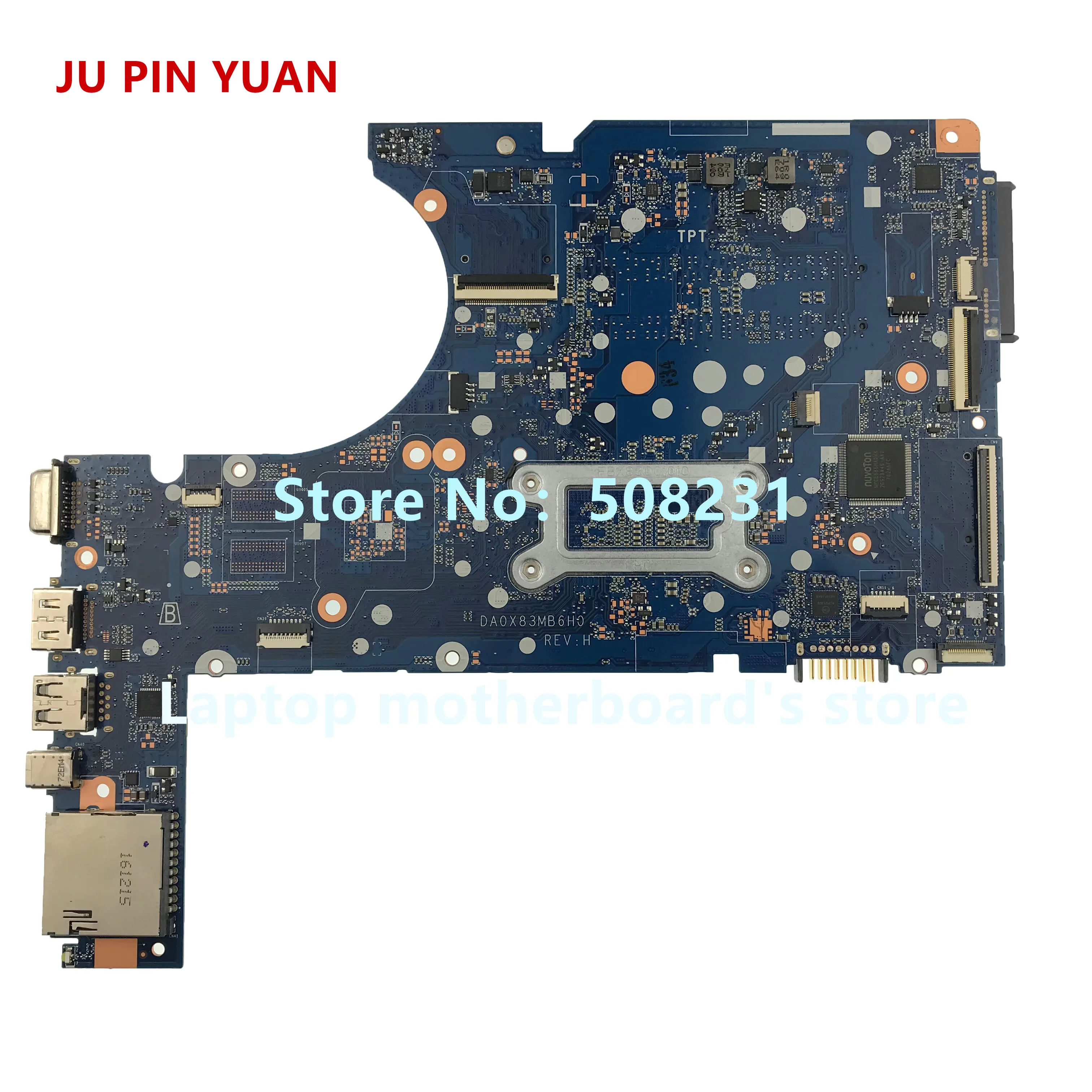 Ju pin yuan 907712-601 907712-001X83 DA0X83MB6H0 материнская плата для ноутбука hp ProBook 450 G4 ноутбук PC I7-7500U полностью протестирована