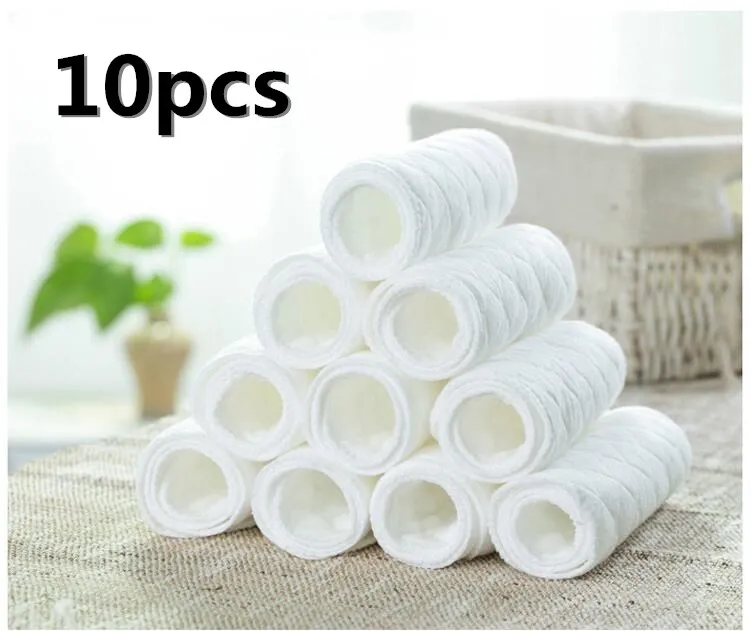10pcs Лидер продаж! 3 шт./Партия Детские Подгузники детские тканевые подгузники многоразовые подгузники регулируемый по размеру подгузник чехол моющийся - Цвет: 10pcs