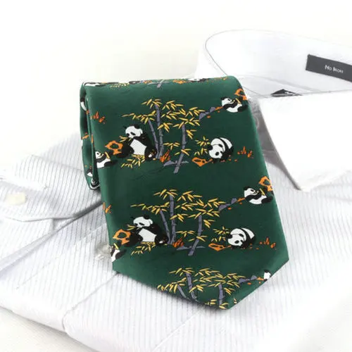 Мужской галстук с животными 8 см китайский элемент пандой 2019 новый модный красный