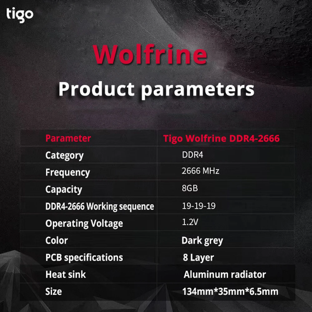 Tigo DDR4 PC RAM 8GB 16GB 2666MHz 3000MHz игровая память стабильная теплоотдача DDR 4 Memoria для