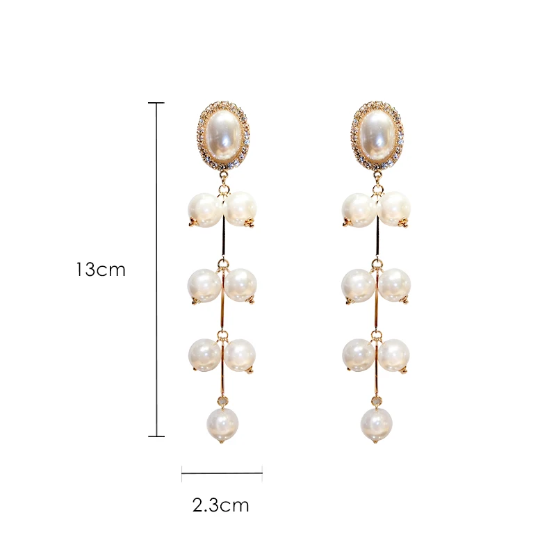 925 серебряные серьги из искусственного жемчуга женские темпераментные простые