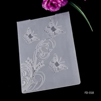 2019 new arrival scrapbook butterfly design diy paper cutting dies scrapbooking plastic embossing folder