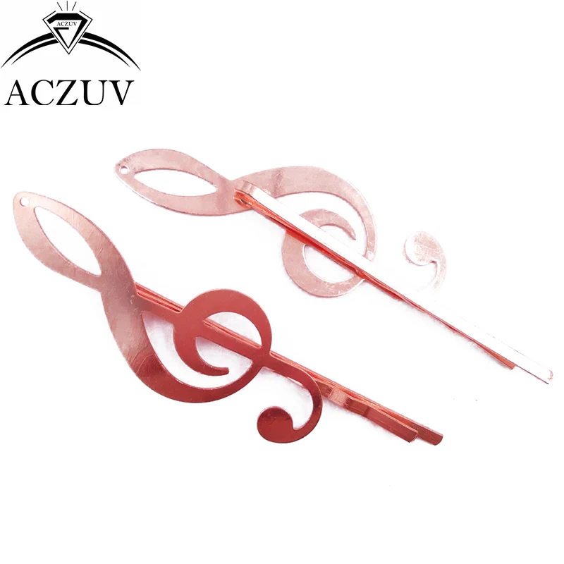 100piece 19*53mm Music Hairpin Accessory Hair Cips Barrette DIY Accessories Hairpins For Women Jewelry Findings FJT004 | Украшения и