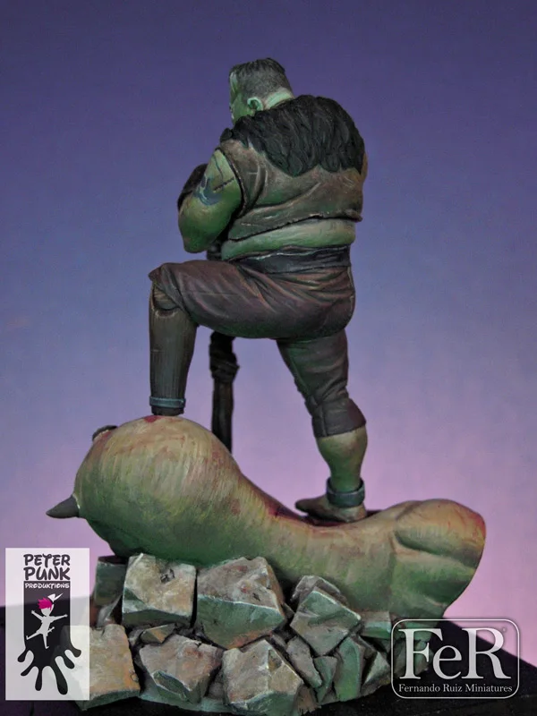 1/32 набор из смолы рисунок GK Corpachon's Grand Day Science fiction subject без покрытия цвета|resin