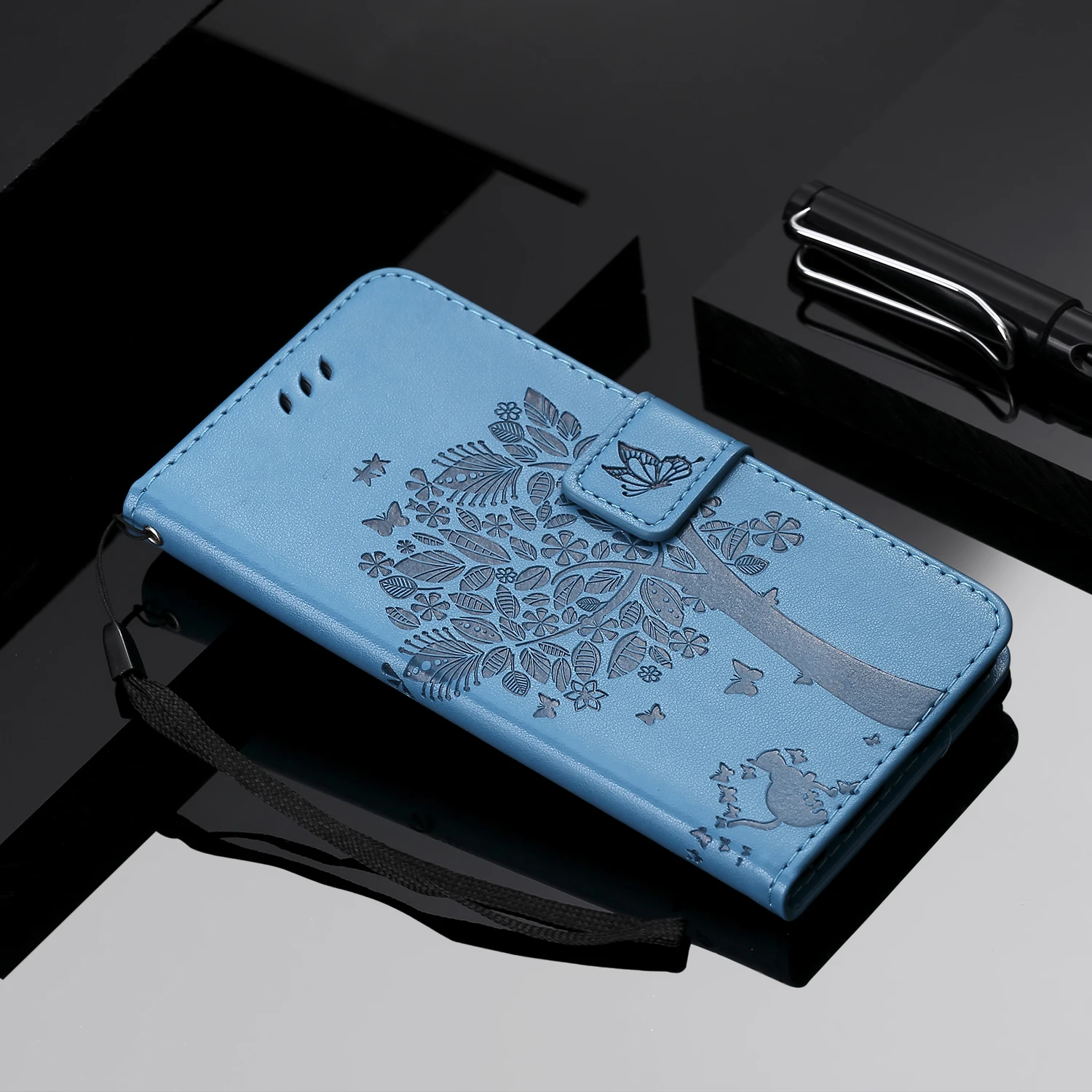 Чехол кошелек для Redmi GO с откидной крышкой xiaomi redmi чехол из искусственной кожи