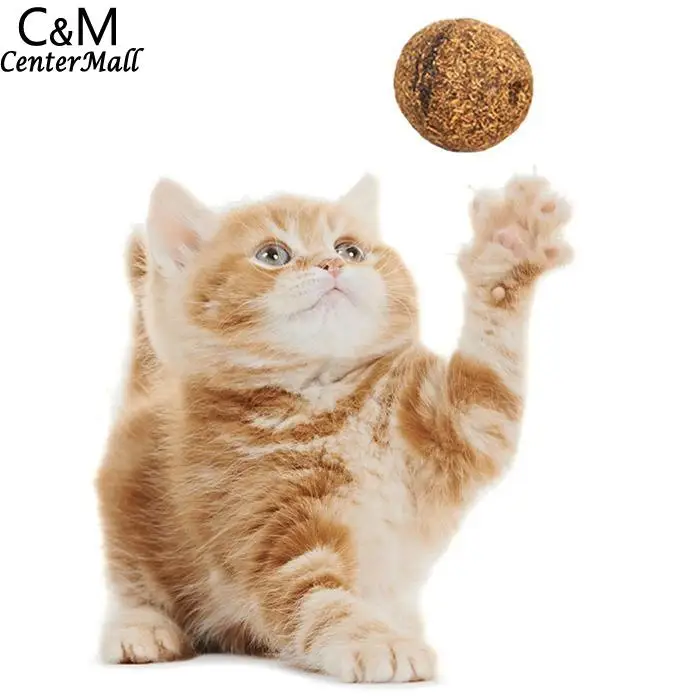 Кошачий мячик для лечения домашних животных 3 дюйма мяча 2 см съедобный как