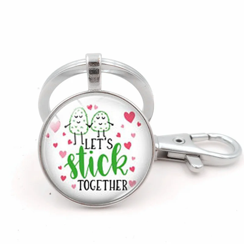 Новый модный шарм я хочу кактус кольцо с фотографией брелок серебряное