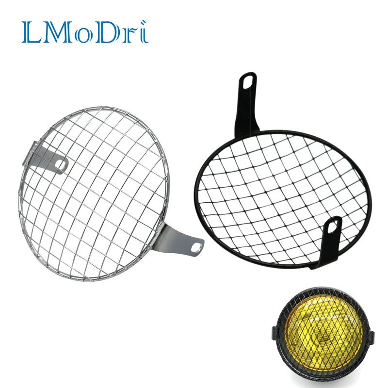 : LMoDri универсальный мотоциклетная фара передняя крышка сетка решетка абажур