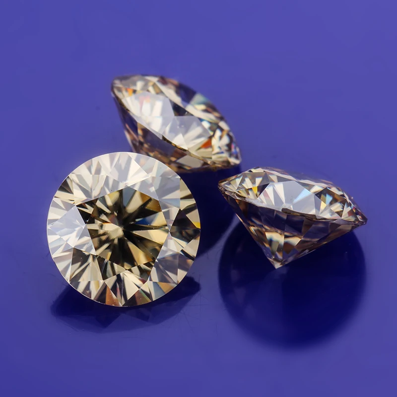 Камни для изготовления ювелирных изделий цвета шампанского 7 0 мм круглые