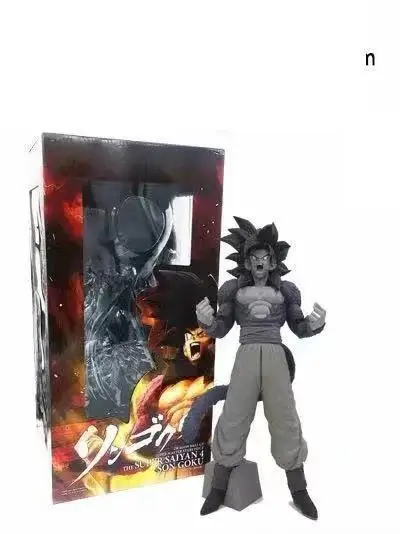Dragon Ball Супер 4 Гоку фигурки героев A22 Супер Saiyan специальные Цвет Edition игрушки 34 см - Цвет: F