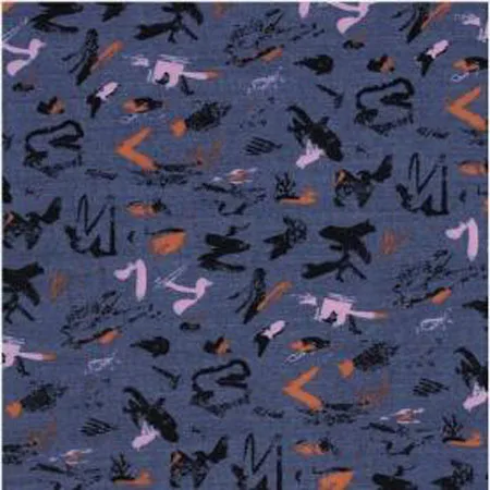 col12-140cmx100cm 140x100 см, 1 шт., джинсовая ткань, хлопок, метр, тонкая, мягкая, хлопковая джинсовая ткань, принт Микки, звезда, сделай сам, одежда для шитья - Цвет: col12-140cmx100cm