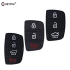 Запасной резиновый чехол KEYYOU 10X для 3 3 + 1 4 кнопок, чехол для ключа с дистанционным управлением для Mistra Hyundai HB20 SANTA FE IX35 IX45, чехол для автомобильного ключа