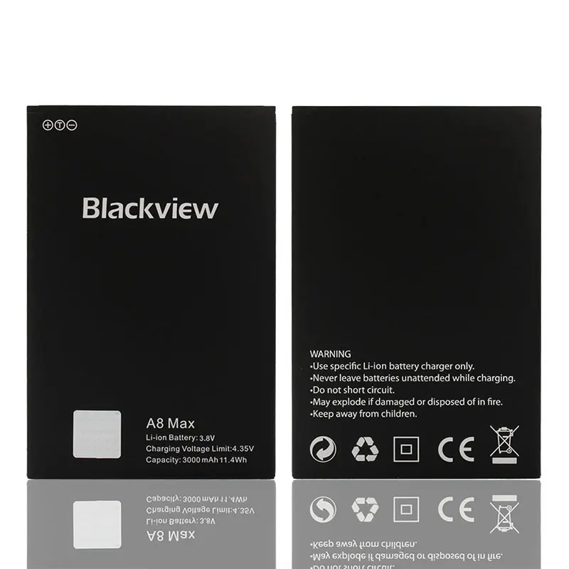 Новый оригинальный Blackview A8 Max 3000mAh литий ионный Резервный аккумулятор запасной