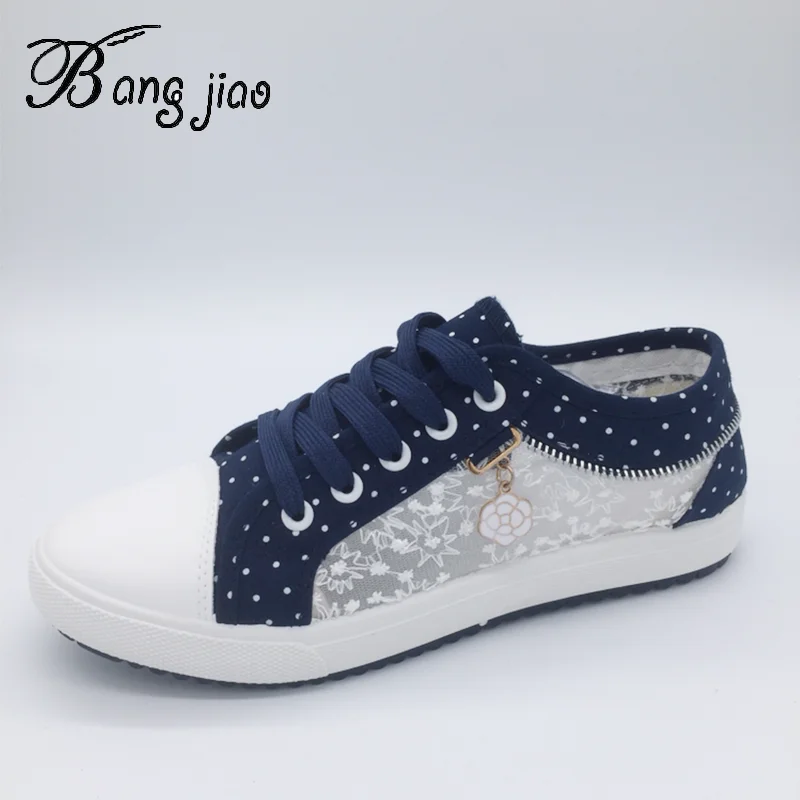 Новинка 2019 года сезон весна лето женская повседневная обувь в горошек на плоской