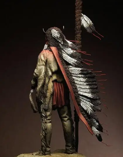 Фигурка из смолы в масштабе 1/24 для бойцов аборигенов 75 мм|resin figure|resin figures 75mm75mm resin |