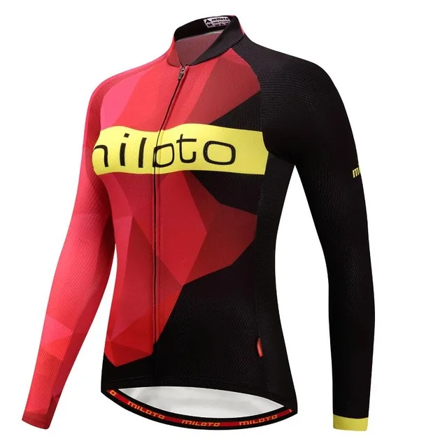 6 MTB велосипед длинный Джерси Женская одежда для велоспорта Одежда для девочек Ropa Ciclismo Гонки с длинным рукавом велосипедный Топ Майо рубашки спортивные - Цвет: 6