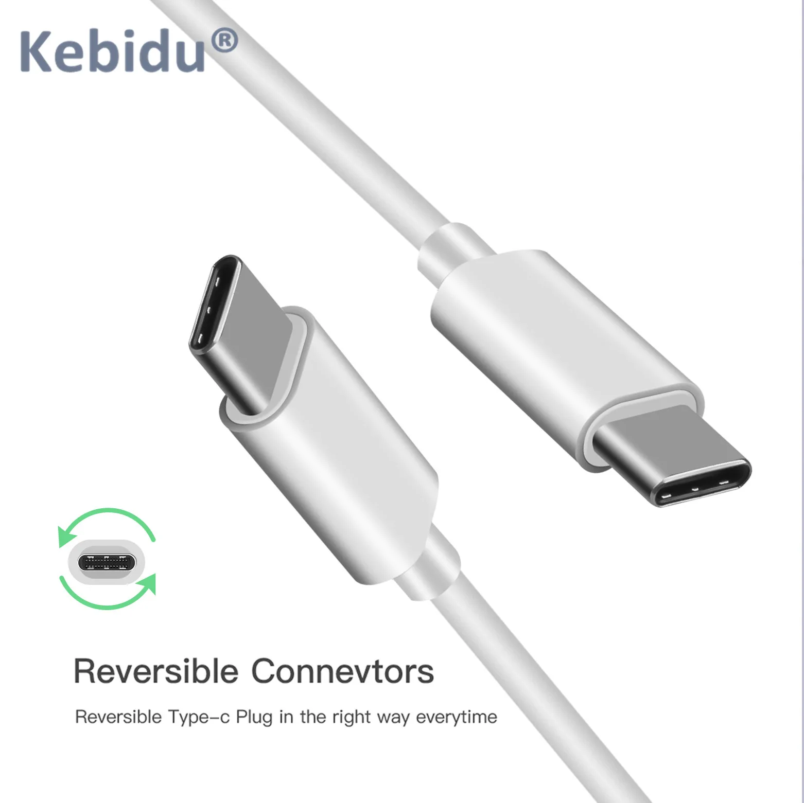 Кабель для передачи данных Kebidu type C к usb samsung S10 Note 9 Быстрая зарядка USB кабель