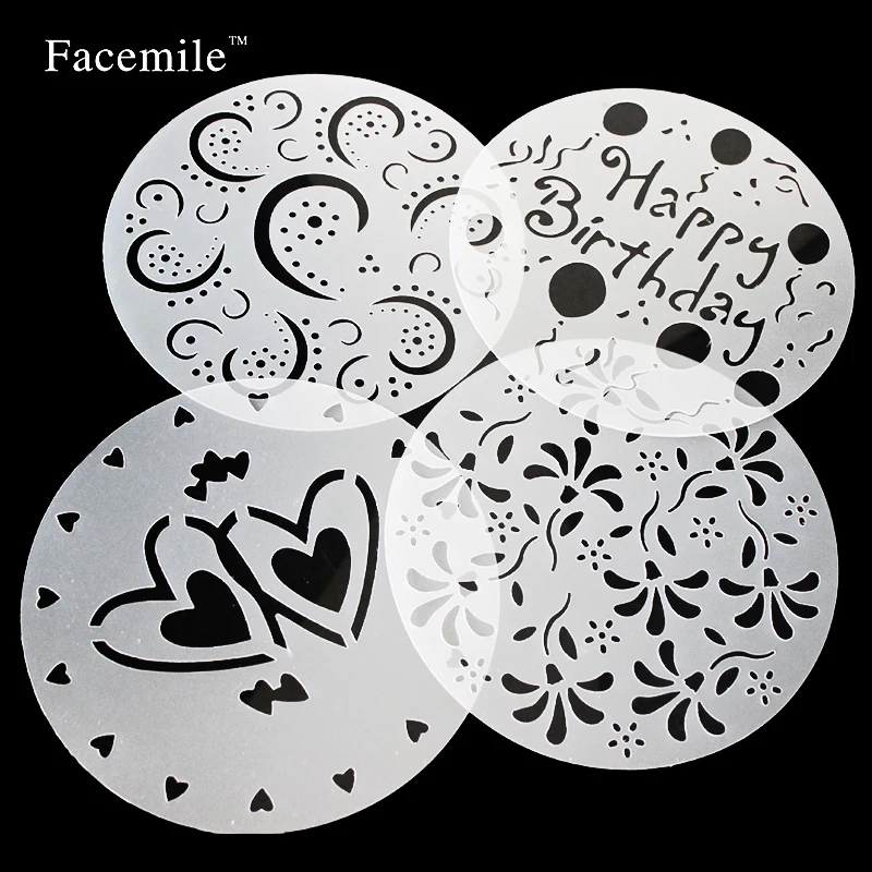 Facemile 3 шт./компл. дерево виноградные листья Fondant(сахарная) торт deorationg трафарет для декорации свадебных тортов, 55063