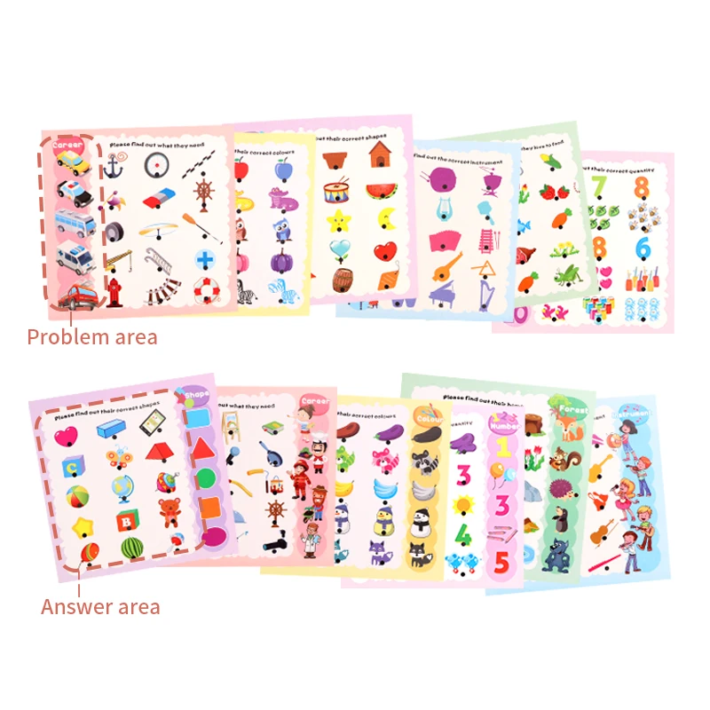 

Smart logic Pen Right-OR-Wrong Electronic Reading Pen with Learning book,12pcs Study Cards parent-child Educational Logical Toys