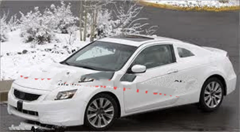 Подходит для гоночных грилей Honda Accord coupe 2008 09 10 лет 2 двери углеродное волокно Refitt Передняя Центральная гоночная решетка крышка аксессуары
