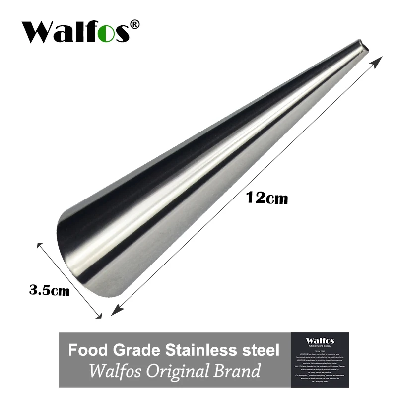 Комплекта 8 большой Размеры Нержавеющая сталь заварной крем Рог формы