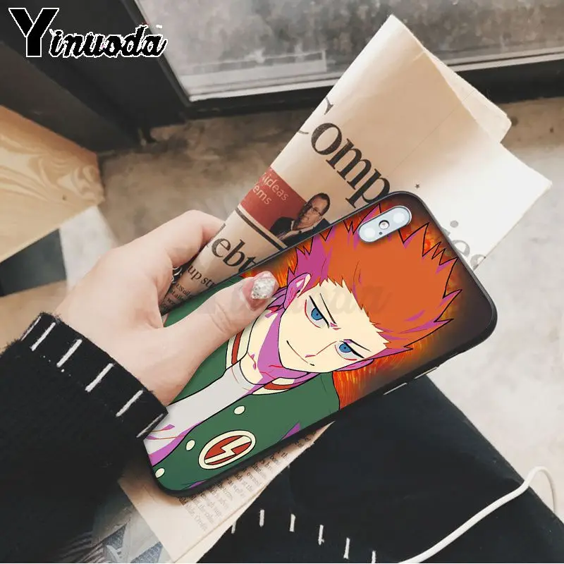 Yinuoda mob psycho 100 красочные милые аксессуары для телефонов Чехол Apple iPhone 8 7 6 6S Plus X XS MAX 5