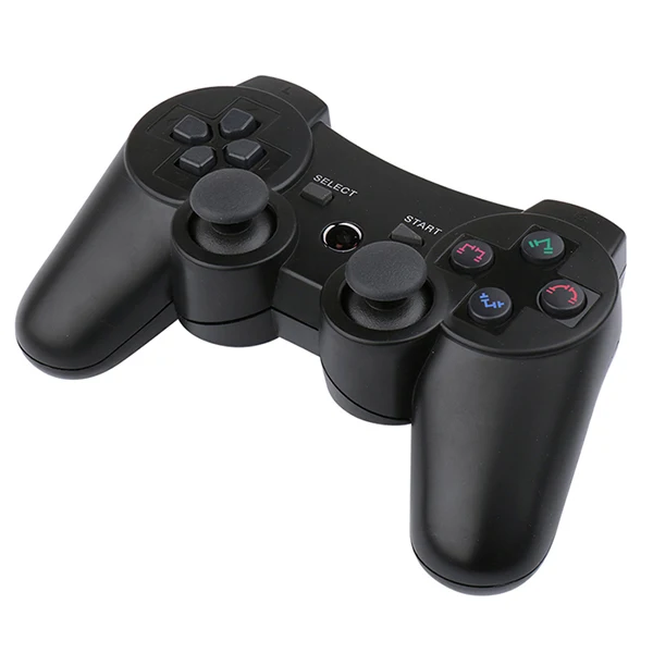 Black K ishako для PS3 контроллер Беспроводной Double Shock игрового контроллера геймпад для Playstation 3 Пульт дистанционного управления, Sixaxis PS3 контроллер с зарядным кабелем - Цвет: Black