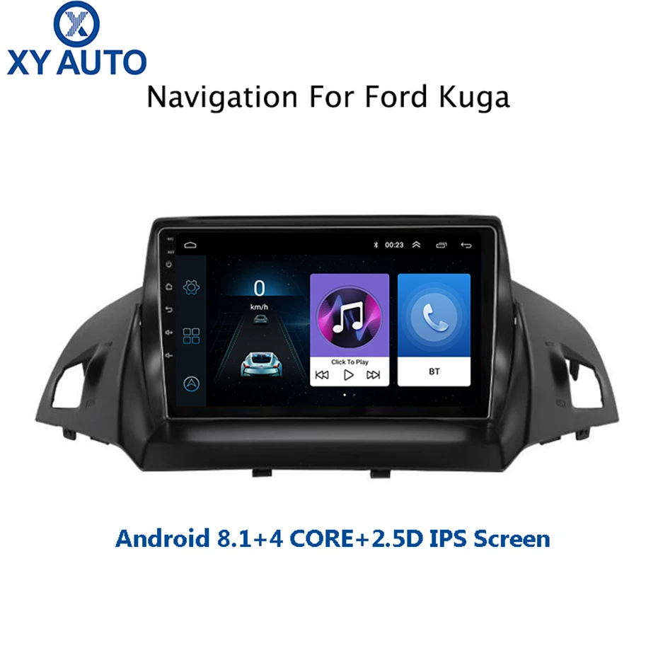 Горячая Распродажа 9 дюймов 2.5D IPS экран Android 8 1 NAVI для Ford kuga escape C max 2013 2017 с