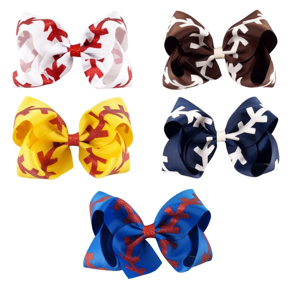 Бантики для волос блестящая заколка девочек детские бантики аксессуары головные